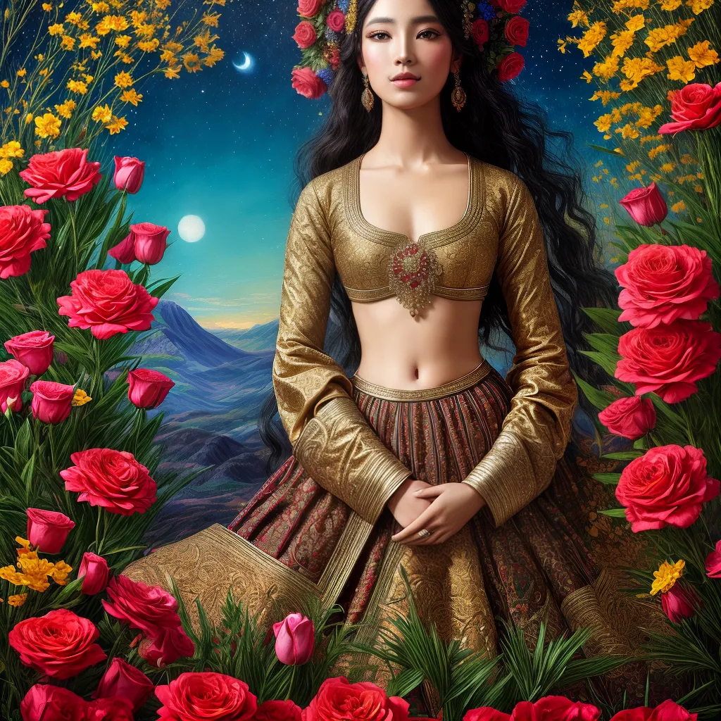 pintura mulher misteriosa simbolismo