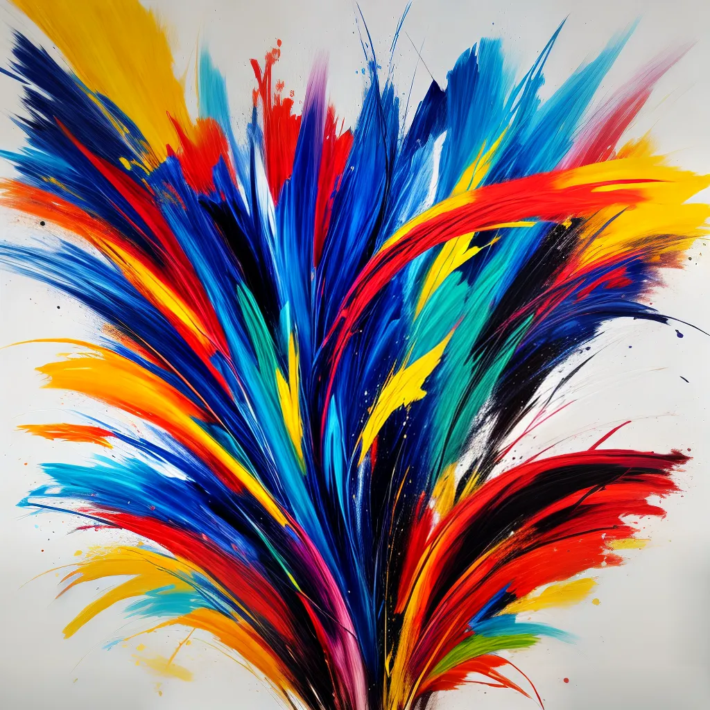 pintura abstrata intensa cores pintura abstrata intensa cores