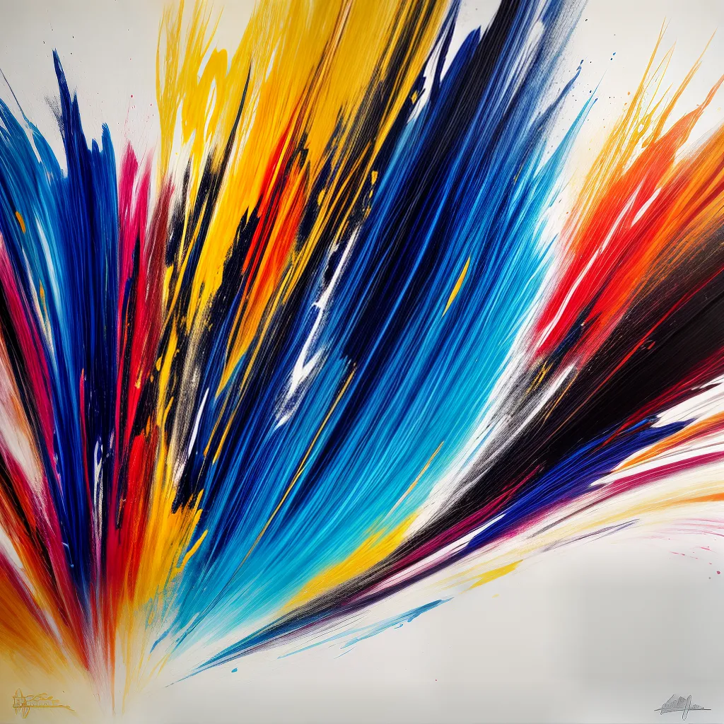 pintura abstrata cores energia 6 pintura abstrata cores energia 6