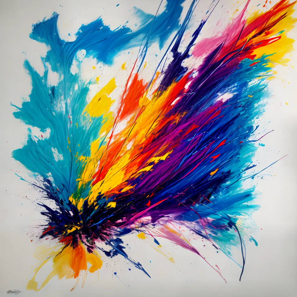 pintura abstrata energia intensa pintura abstrata energia intensa