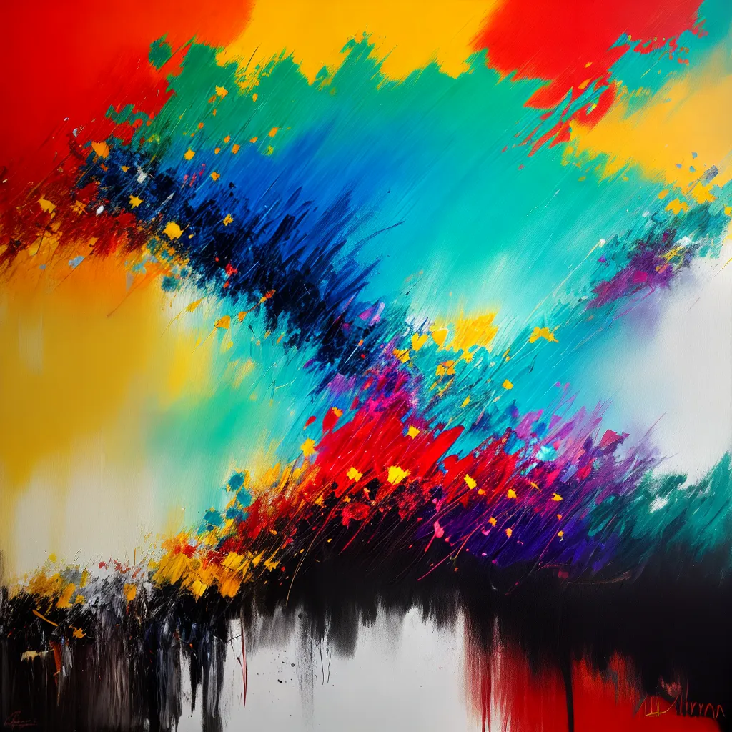 pintura abstrata cores energia 7 pintura abstrata cores energia 7