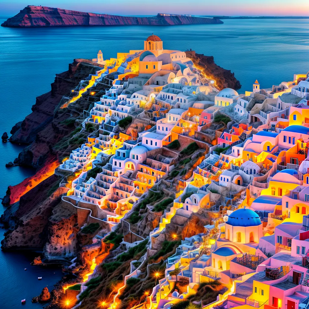 papel de parede por do sol santorini papel de parede por do sol santorini