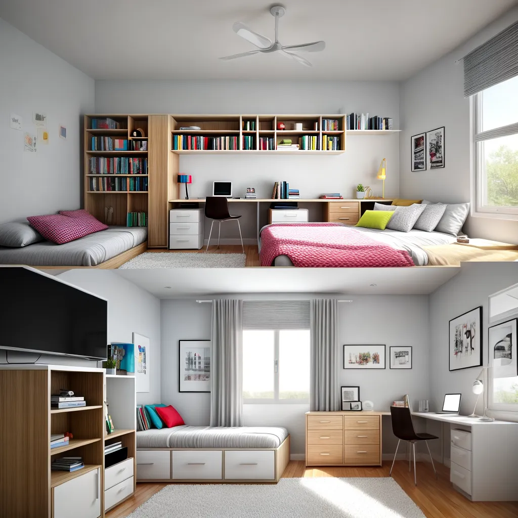 quarto adolescente moderno estiloso quarto adolescente moderno estiloso