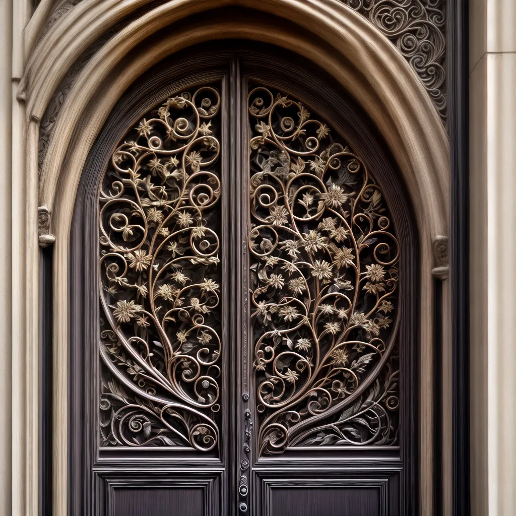 porta art nouveau detalhes cores curvas porta art nouveau detalhes cores curvas