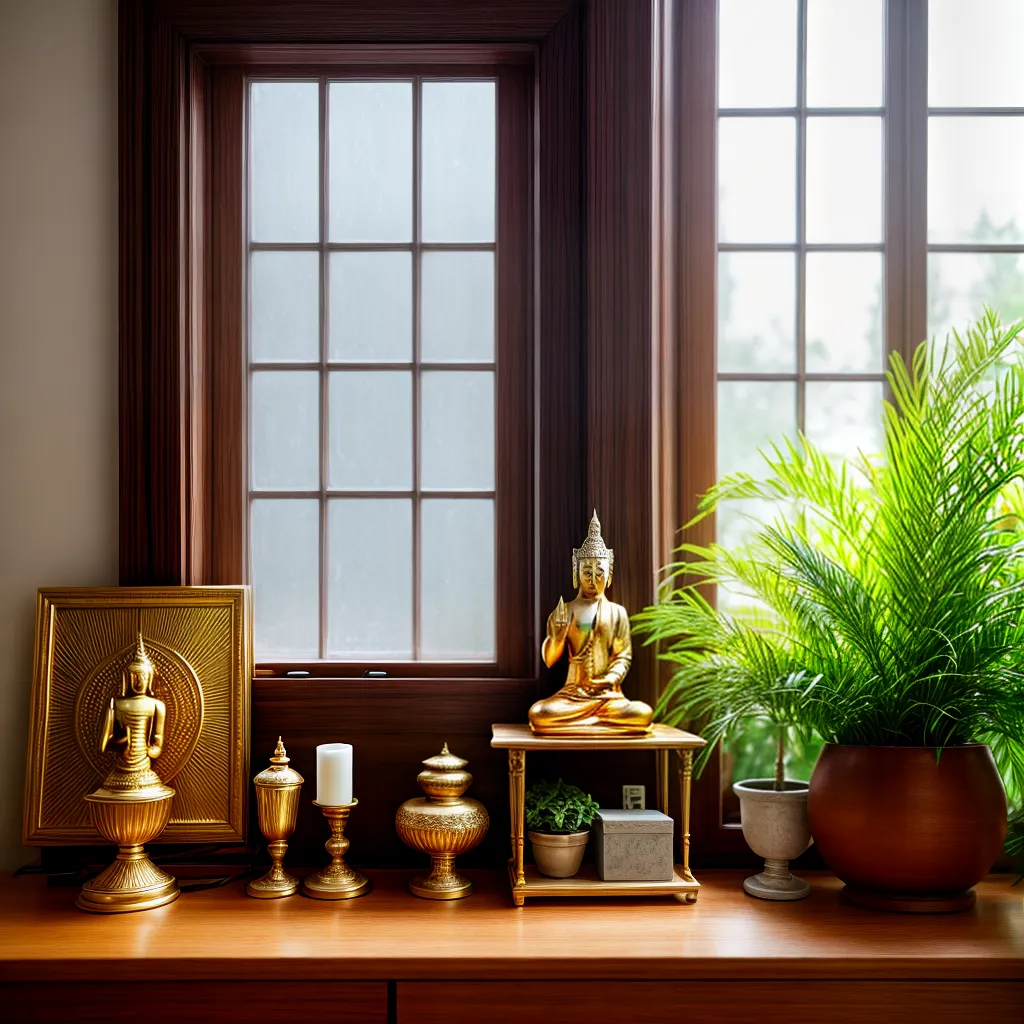 altar feng shui cristal planta buda altar feng shui cristal planta buda