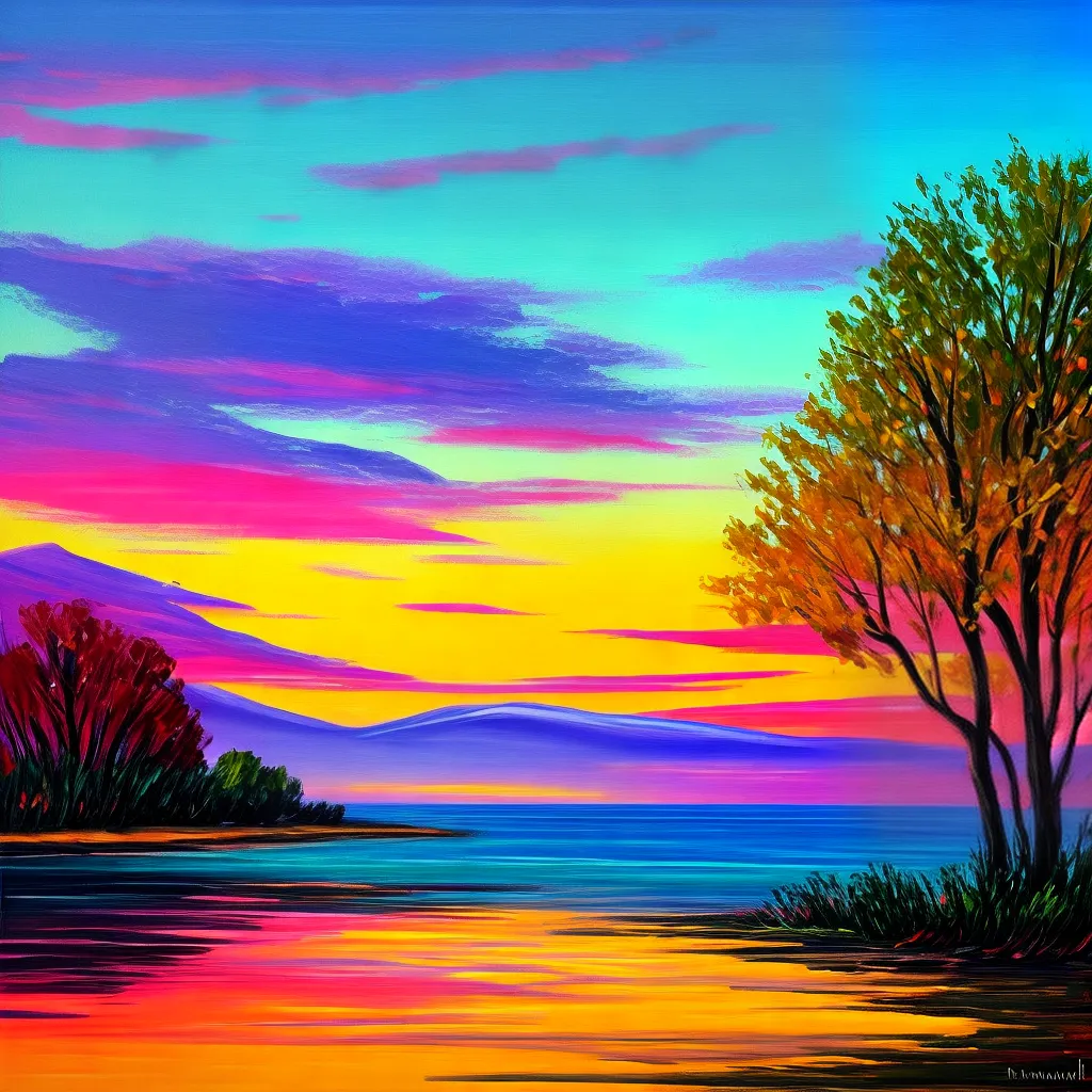 pintura paisagem vibrante fauvismo impressionismo pintura paisagem vibrante fauvismo impressionismo