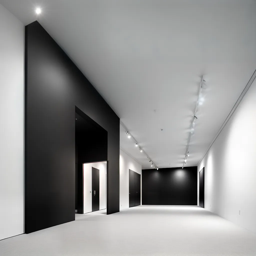 galeria arte minimalista preto branco galeria arte minimalista preto branco
