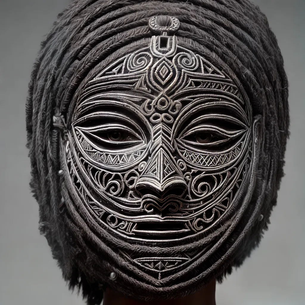 mascara tribal preto branco simbolos mascara tribal preto branco simbolos
