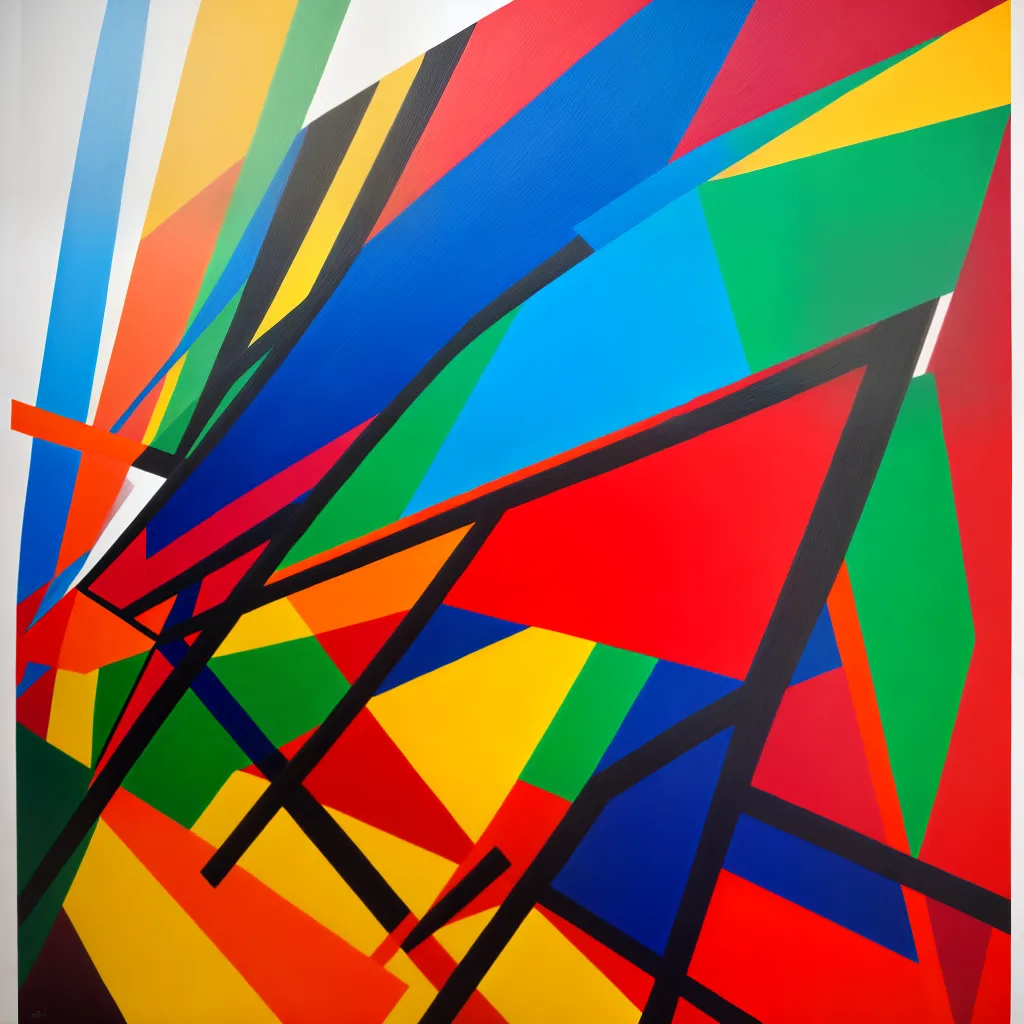 pintura abstrata constructivismo cores formas