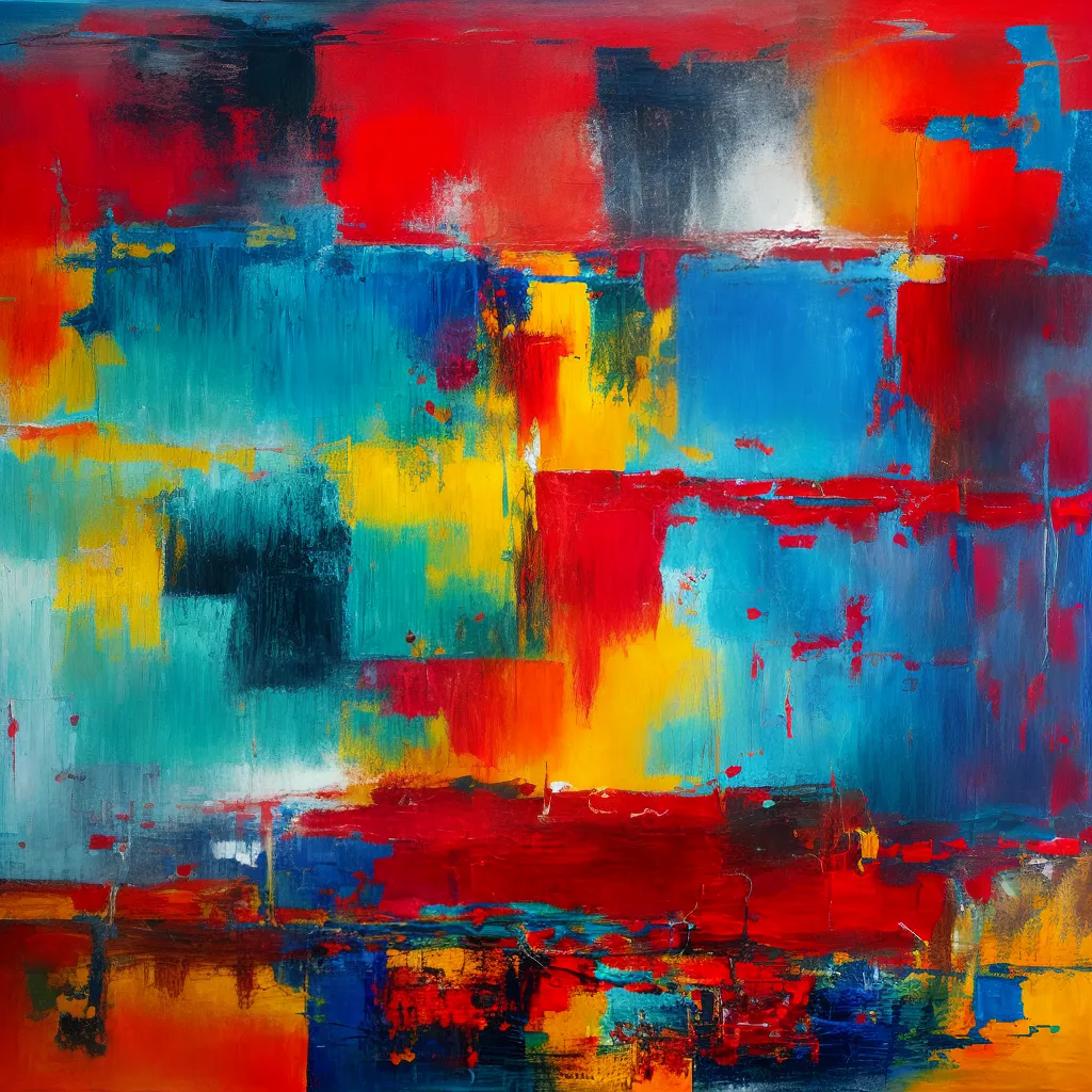 pintura abstrata cores brutalismo pintura abstrata cores brutalismo