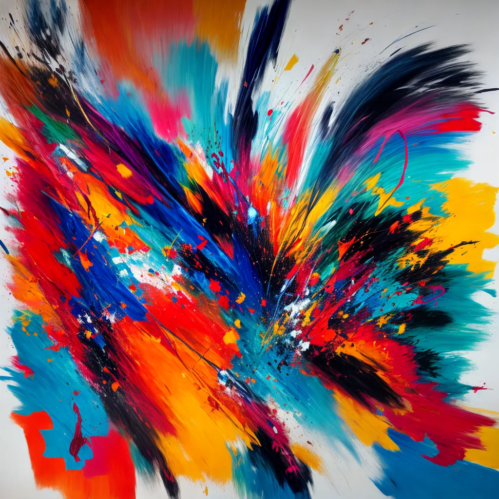 pintura vibrante energia abstrata pintura vibrante energia abstrata