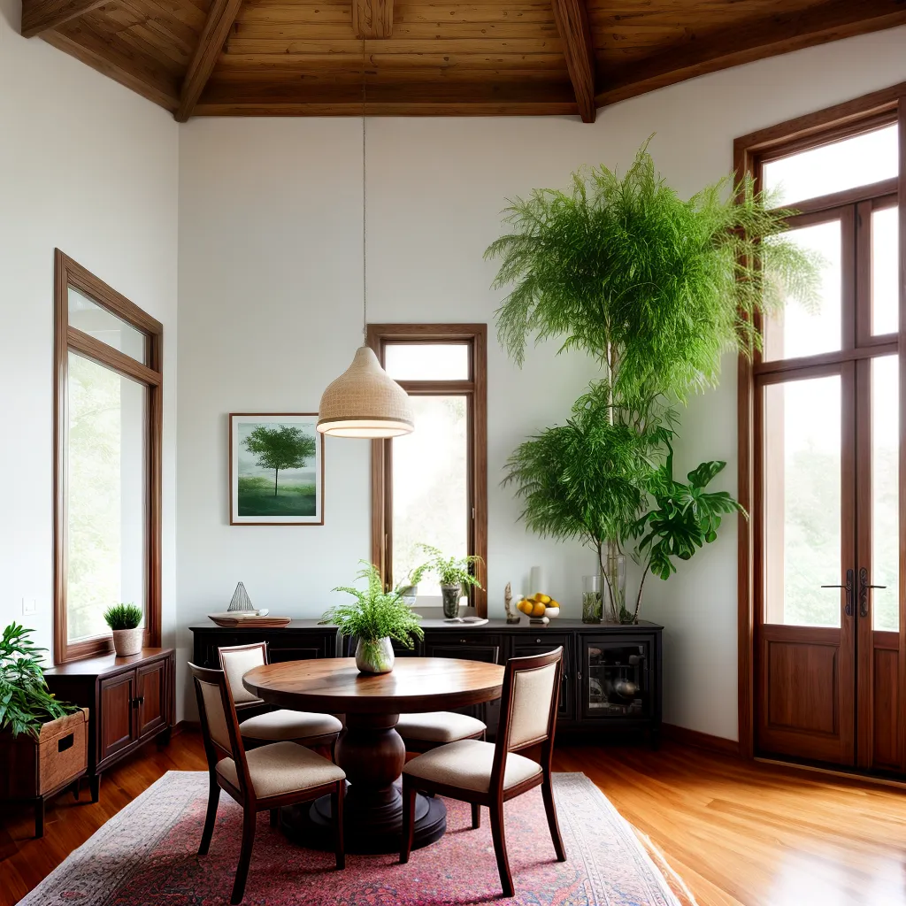sala jantar decorada luz plantas fengshui sala jantar decorada luz plantas fengshui