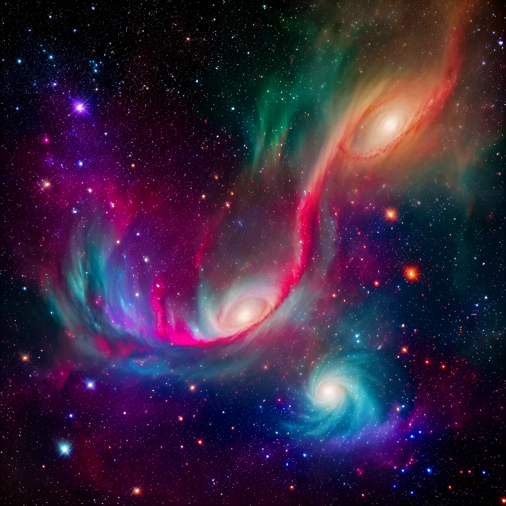 nebulosa cosmica estrelas fundo brilhante nebulosa cosmica estrelas fundo brilhante