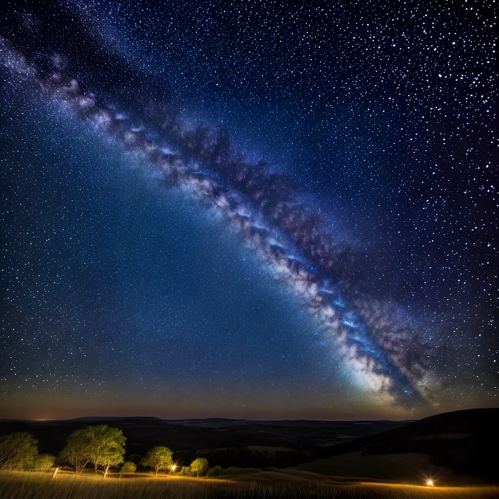 ceu estrelado vibrante via lactea ceu estrelado vibrante via lactea