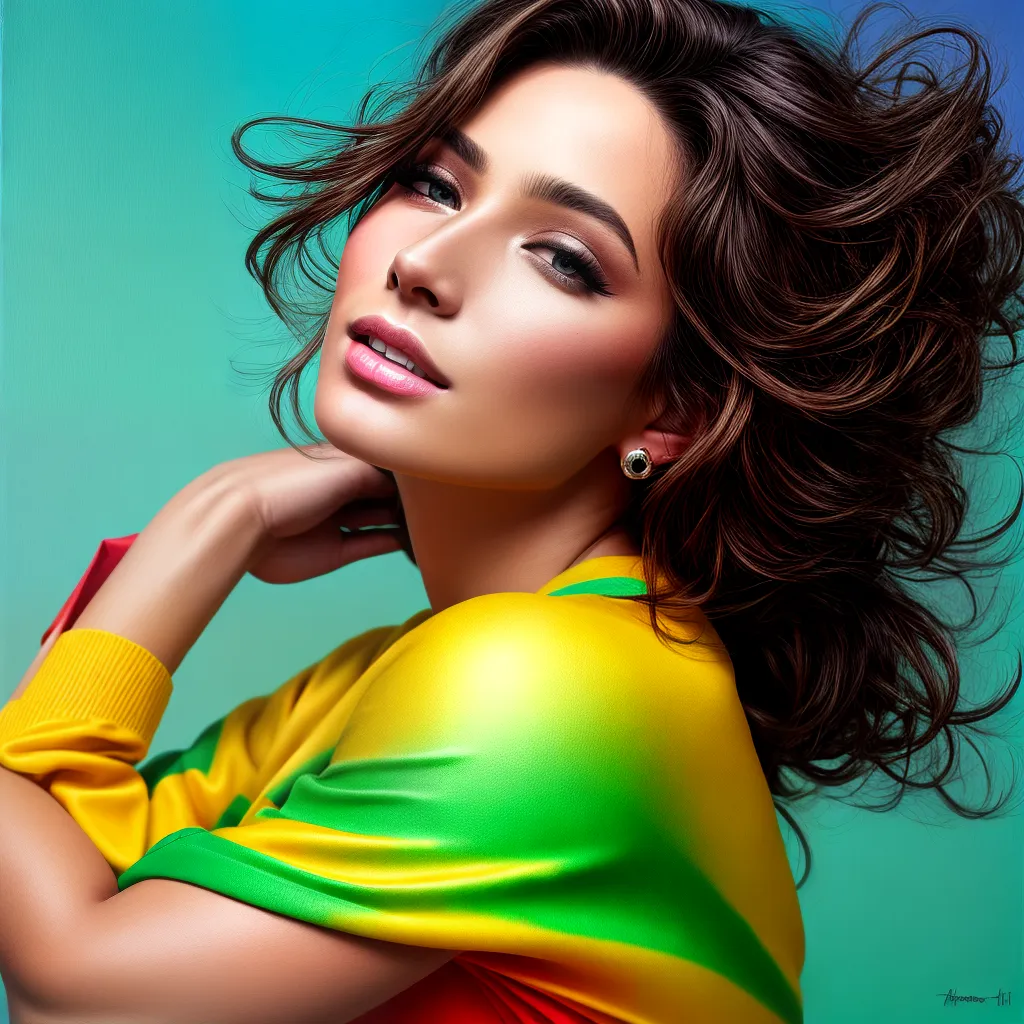 pintura hiperrealismo mulher