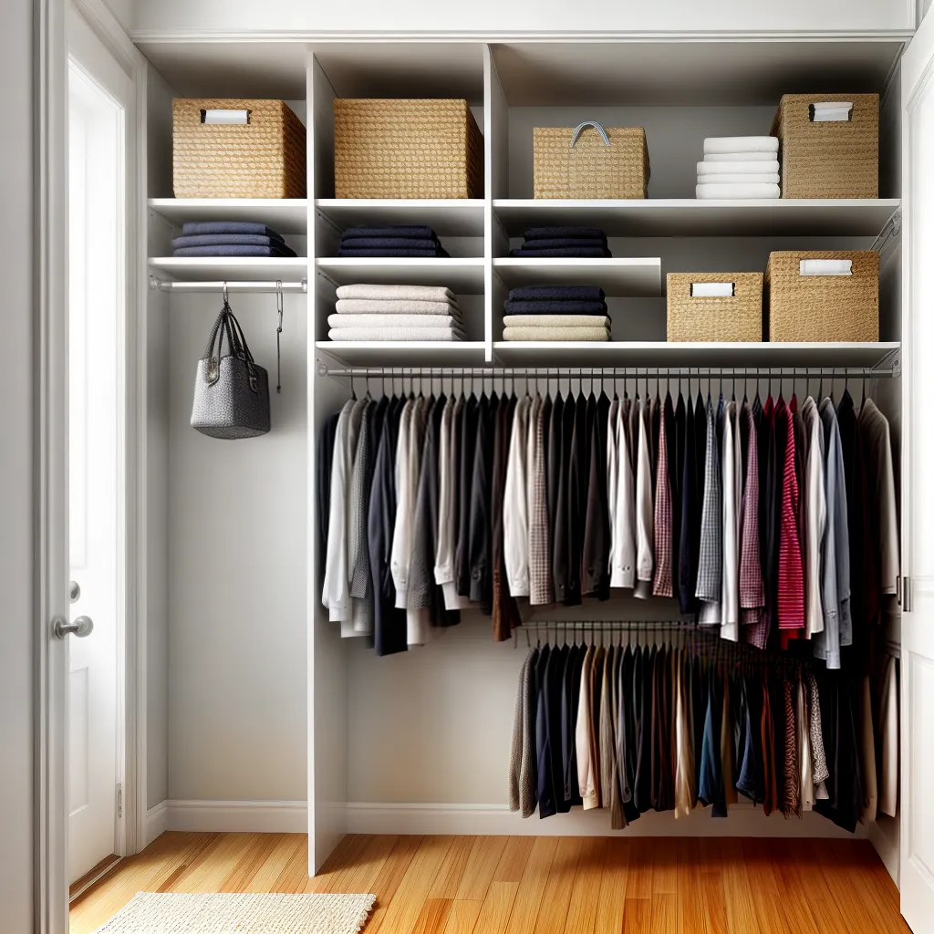closet organizado roupas sapatos acessorios 7