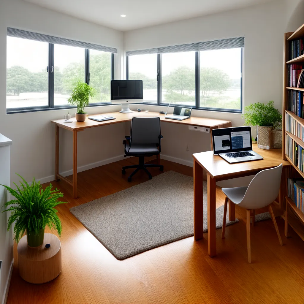 espaco trabalho organizado feng shui