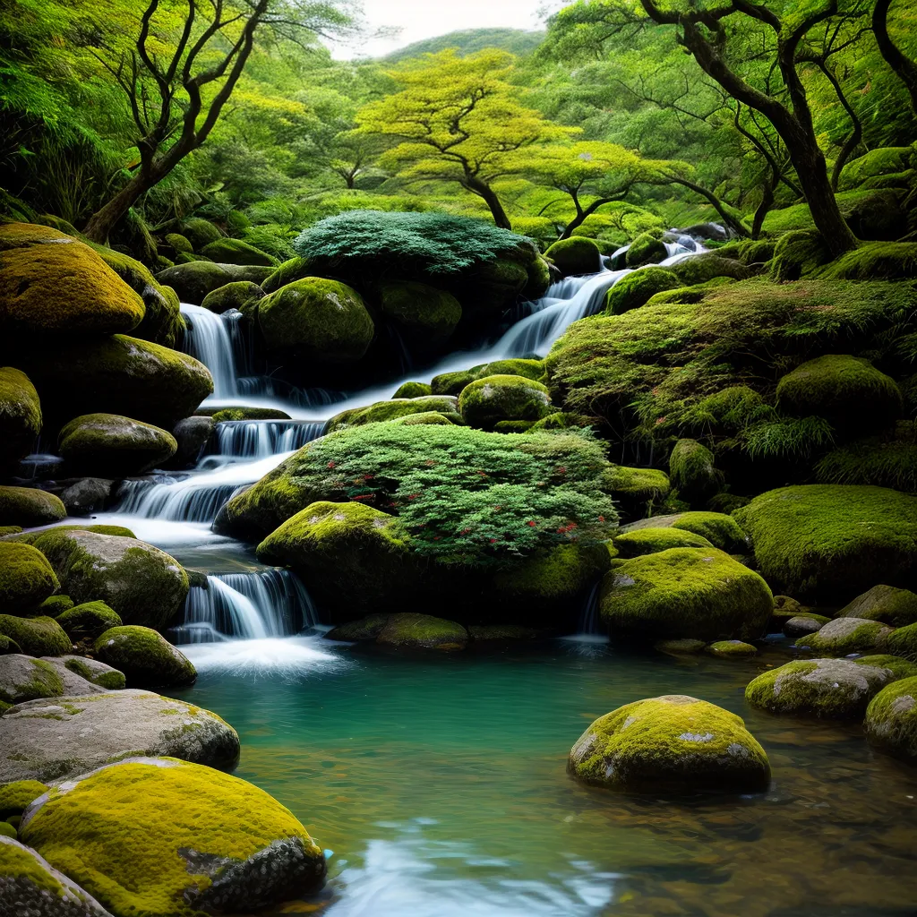 jardim japones cerejeiras buda serenidade