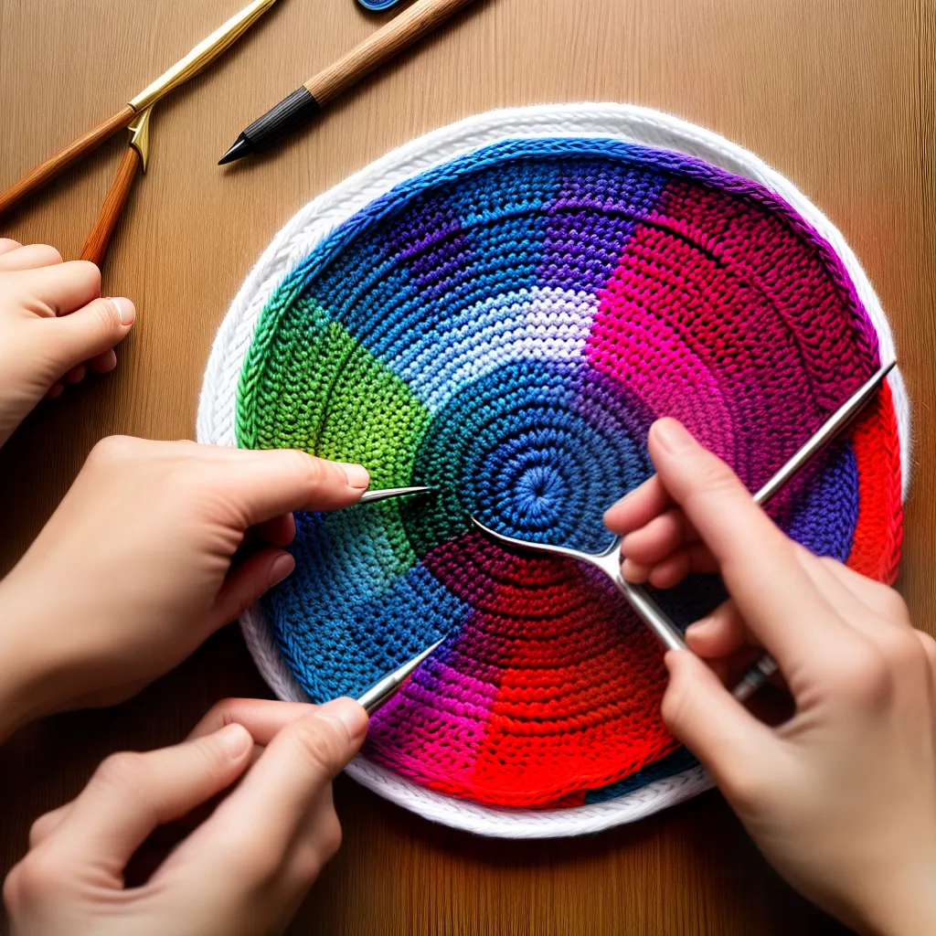 croche maos artesanato circular croche maos artesanato circular