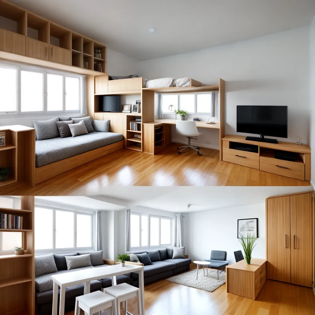 studio apartamento solucoes espaco minimalista