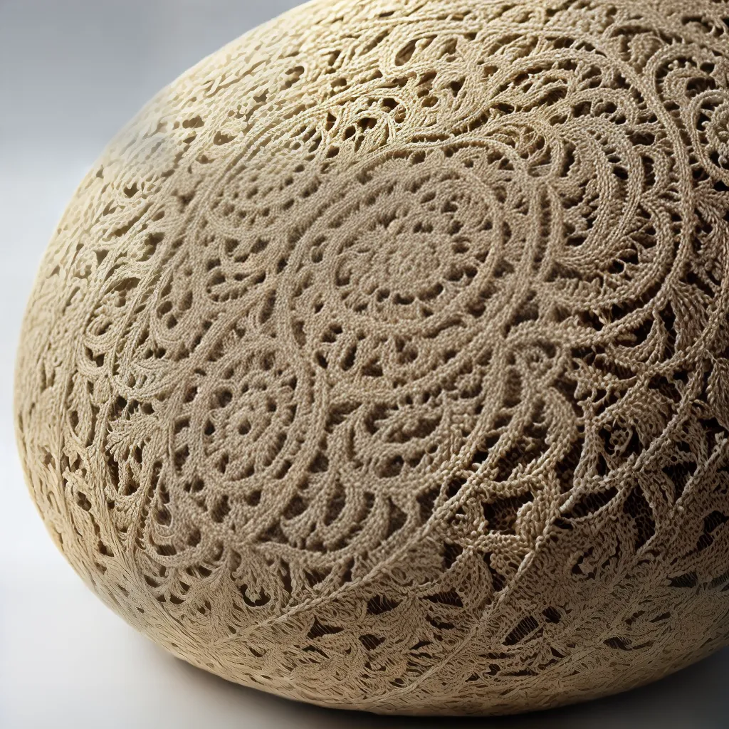 croche relevo textura luz sombra
