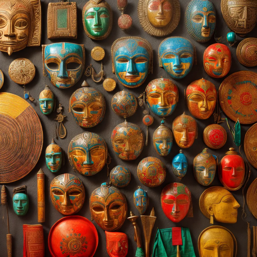 mascaras culturais padroes tribais antropologia