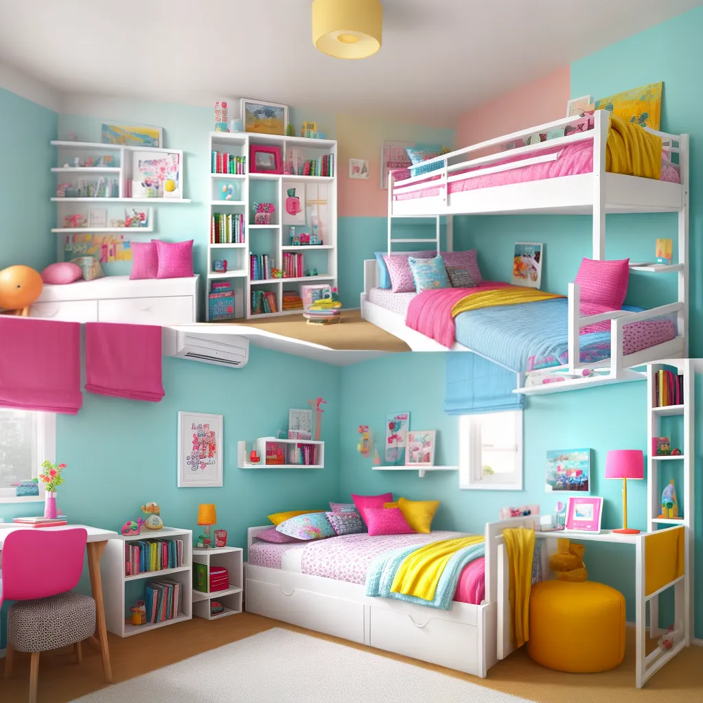 quarto infantil colorido alegre imaginativo quarto infantil colorido alegre imaginativo