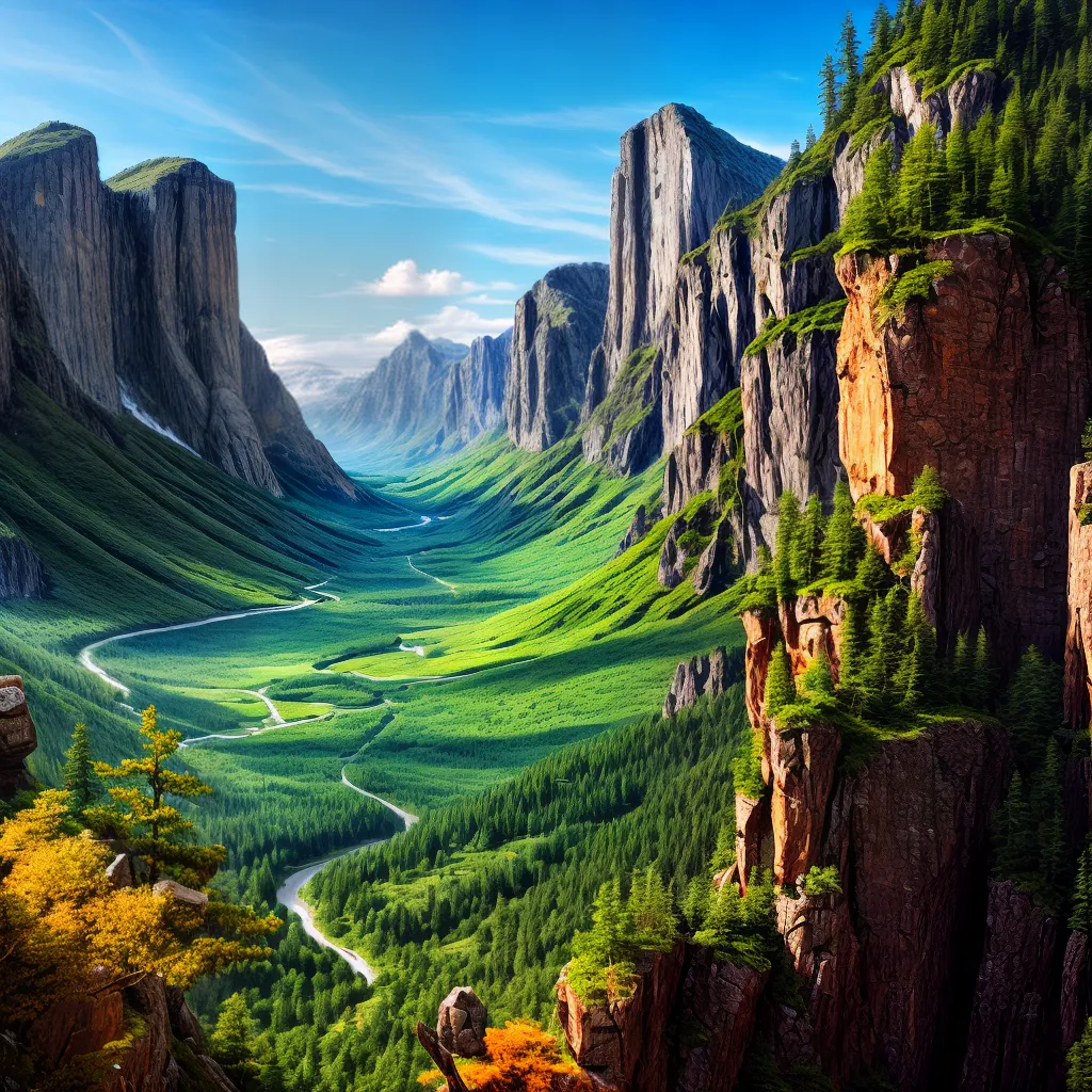 paisagem mitica criaturas lendarias papel de parede