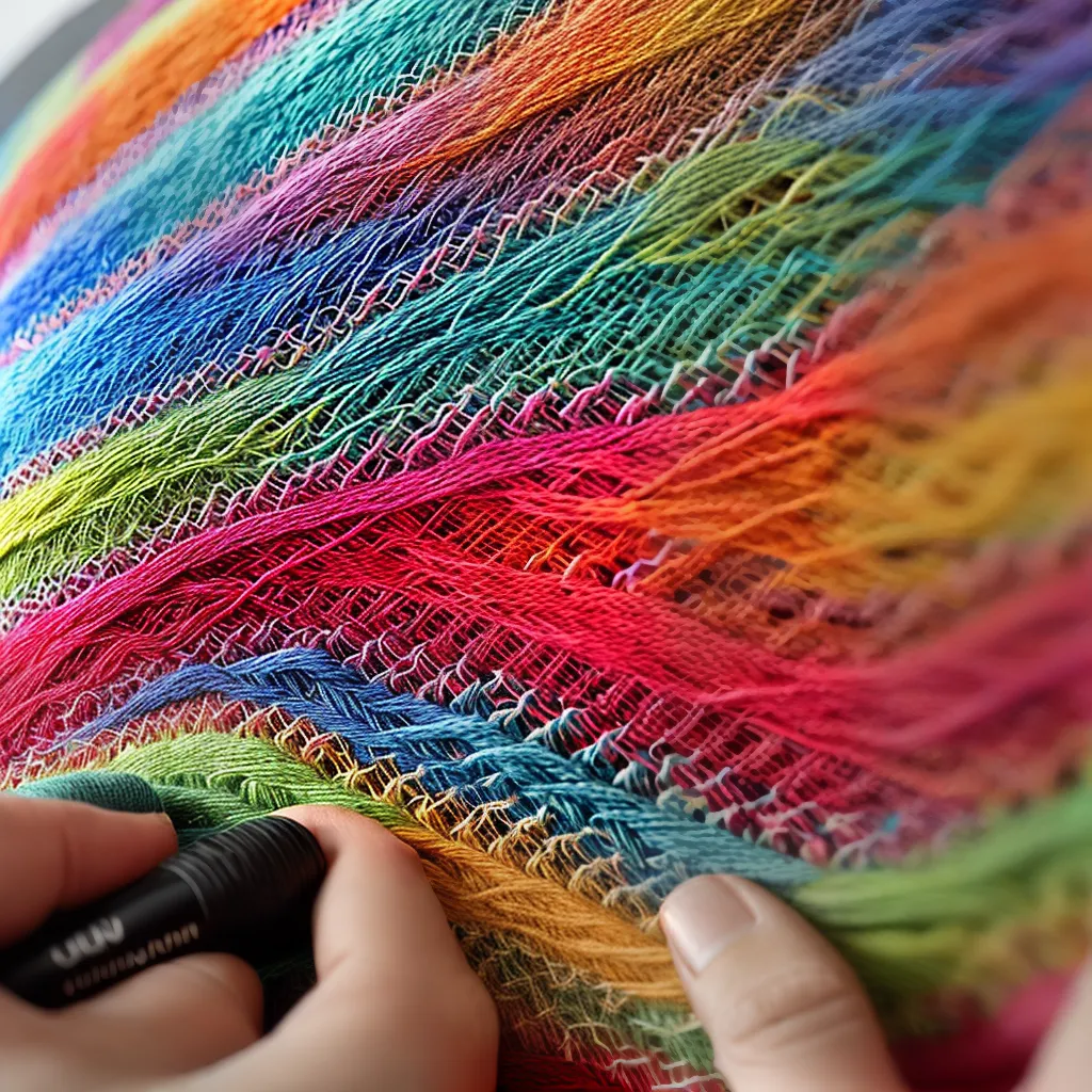 croche maos tecido colorido croche maos tecido colorido