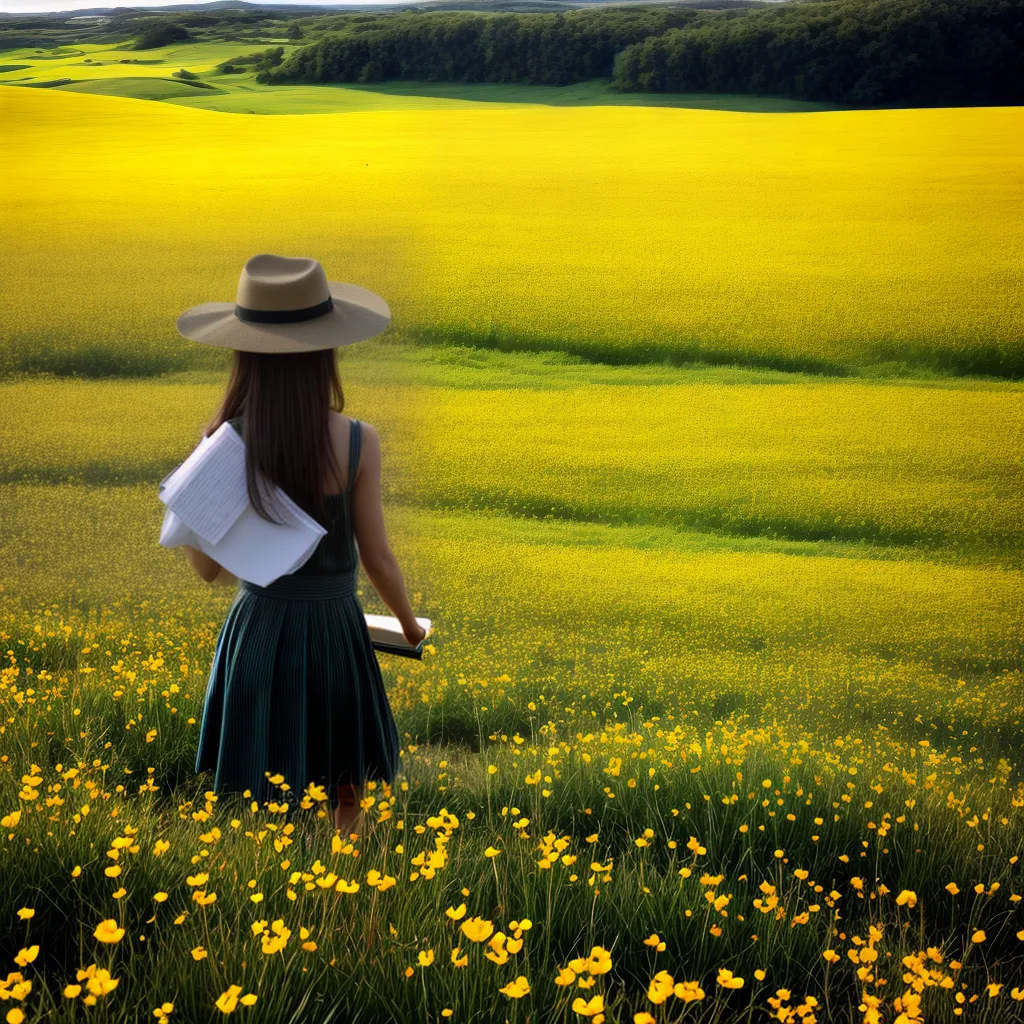 campo pesquisa natureza flores paisagem