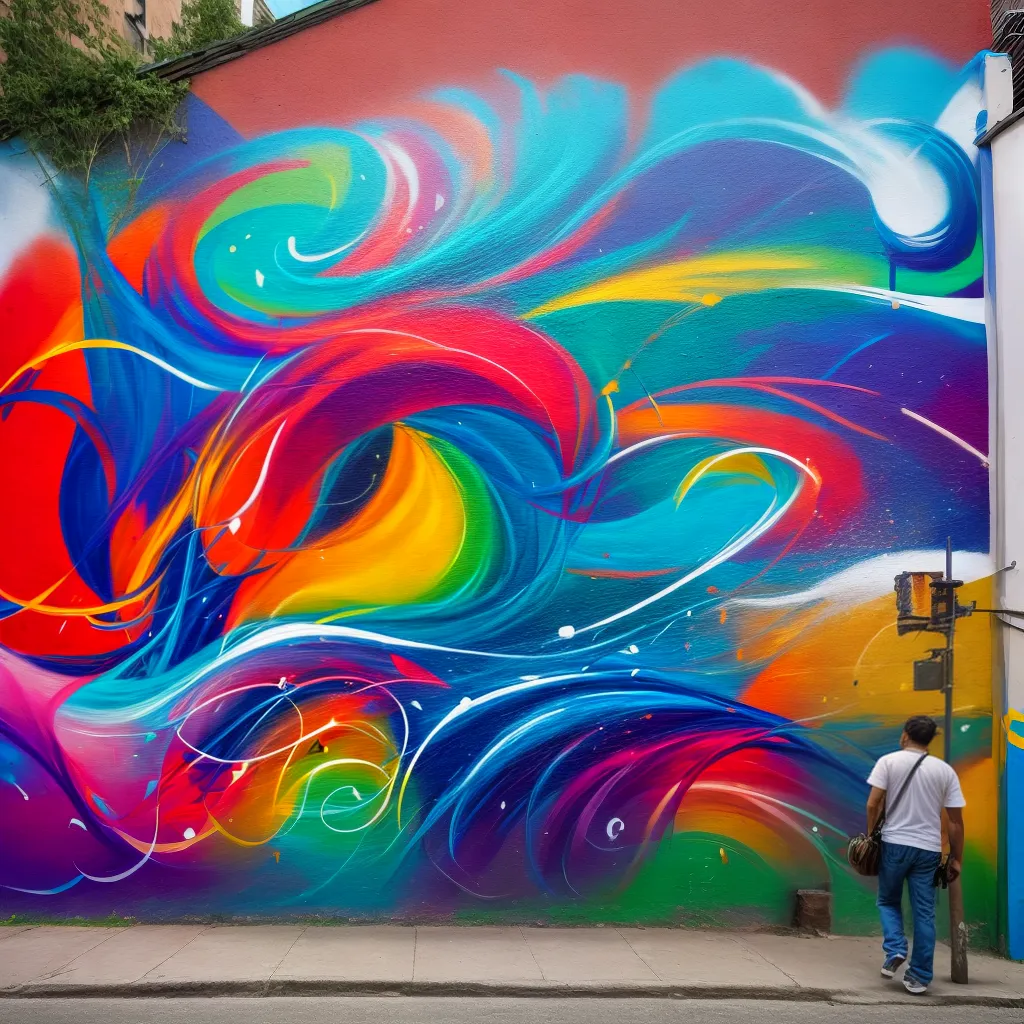 mural arte urbana colorido significado mural arte urbana colorido significado