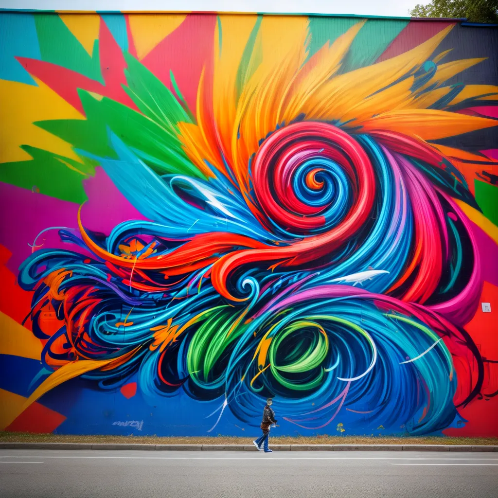mural grafite cidade personagens coloridos mural grafite cidade personagens coloridos