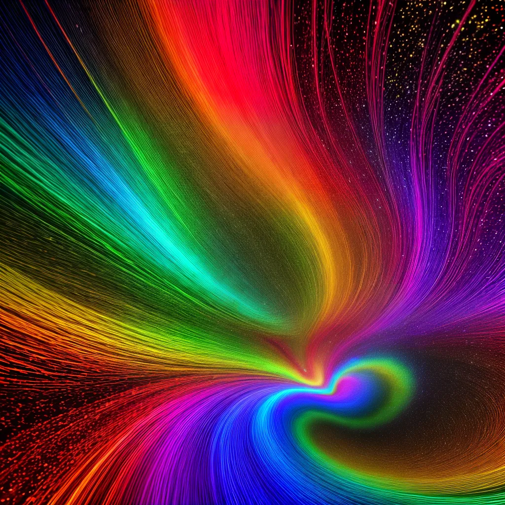cores psicodelicas movimento kaleidoscopio