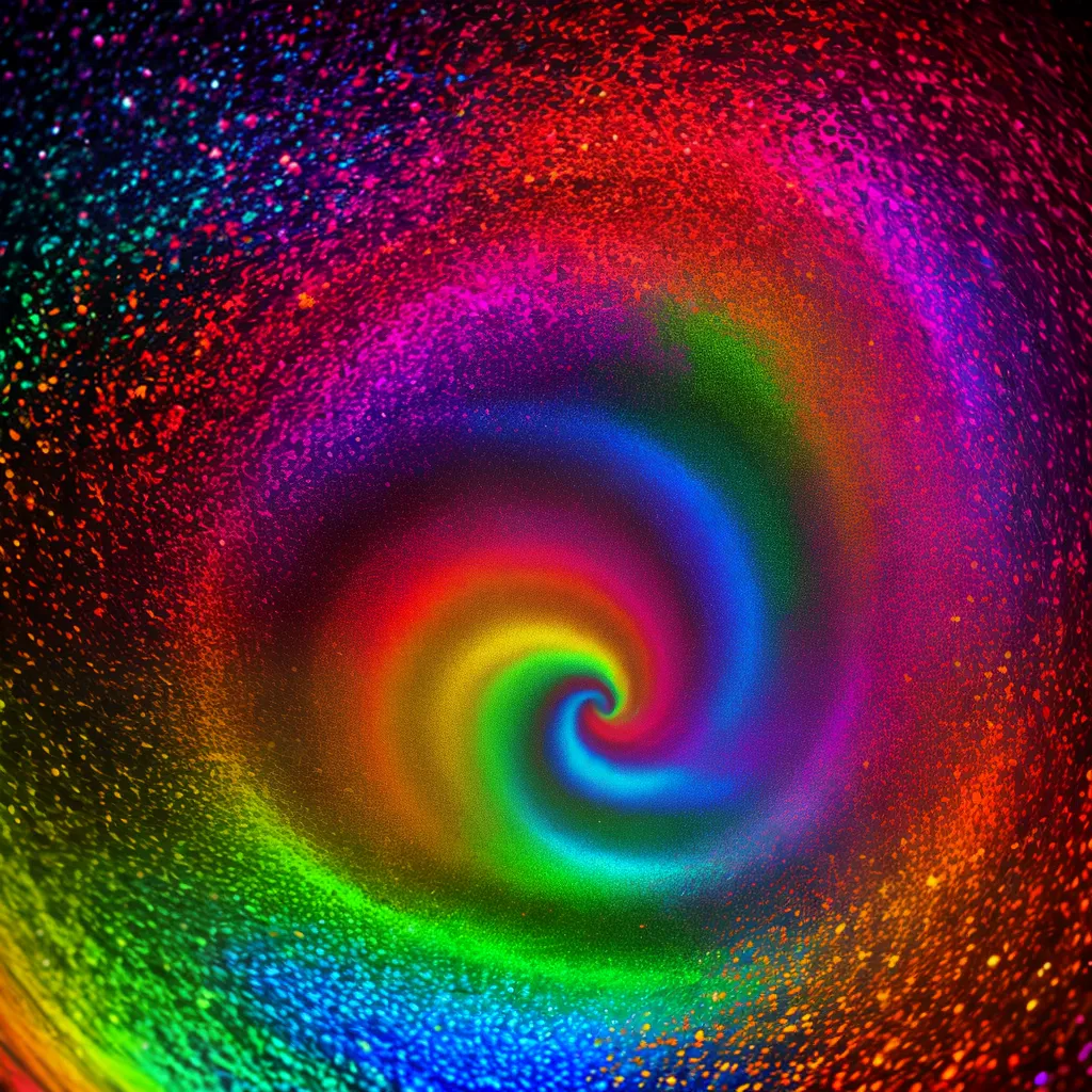 explosao cores danca canvas psicodelico