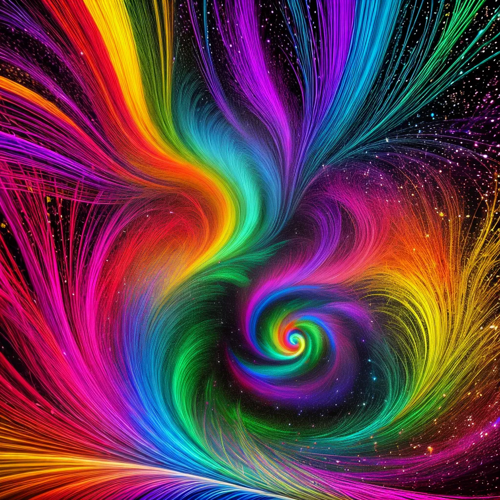explosao cores psicodelico arte