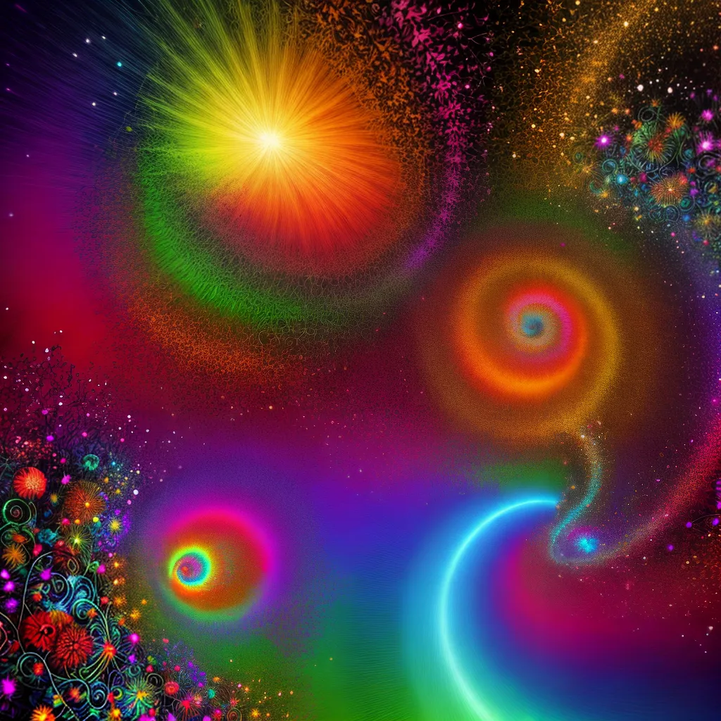 arte psicodelica cores simbolos hippie