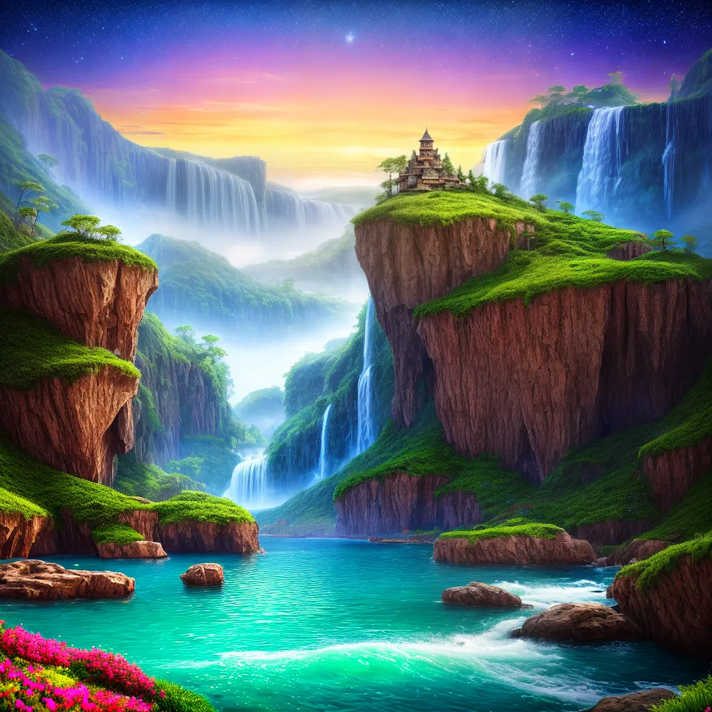 pintura surrealismo magico paisagem encantadora