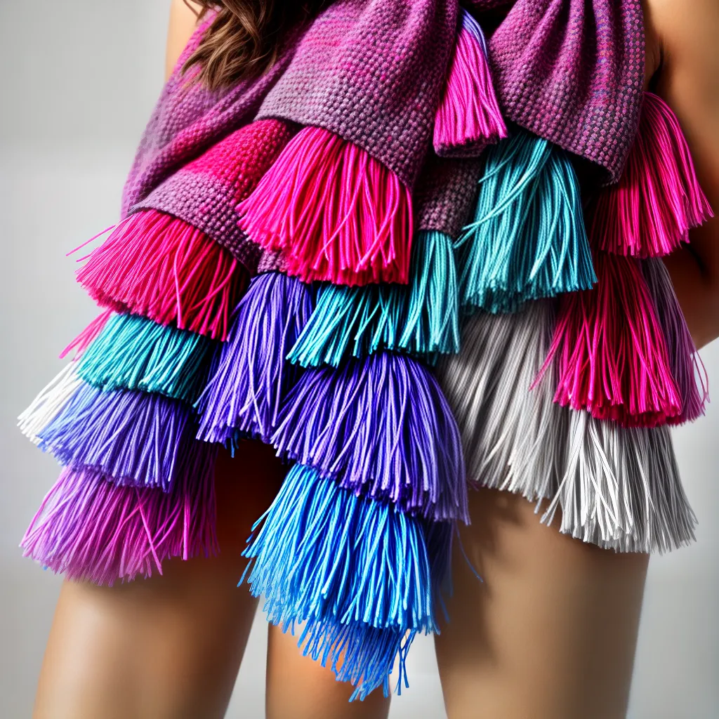 croche franjas pompons cachecol 1 croche franjas pompons cachecol 1