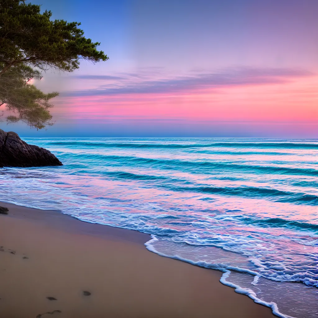 praia por do sol cores suaves praia por do sol cores suaves