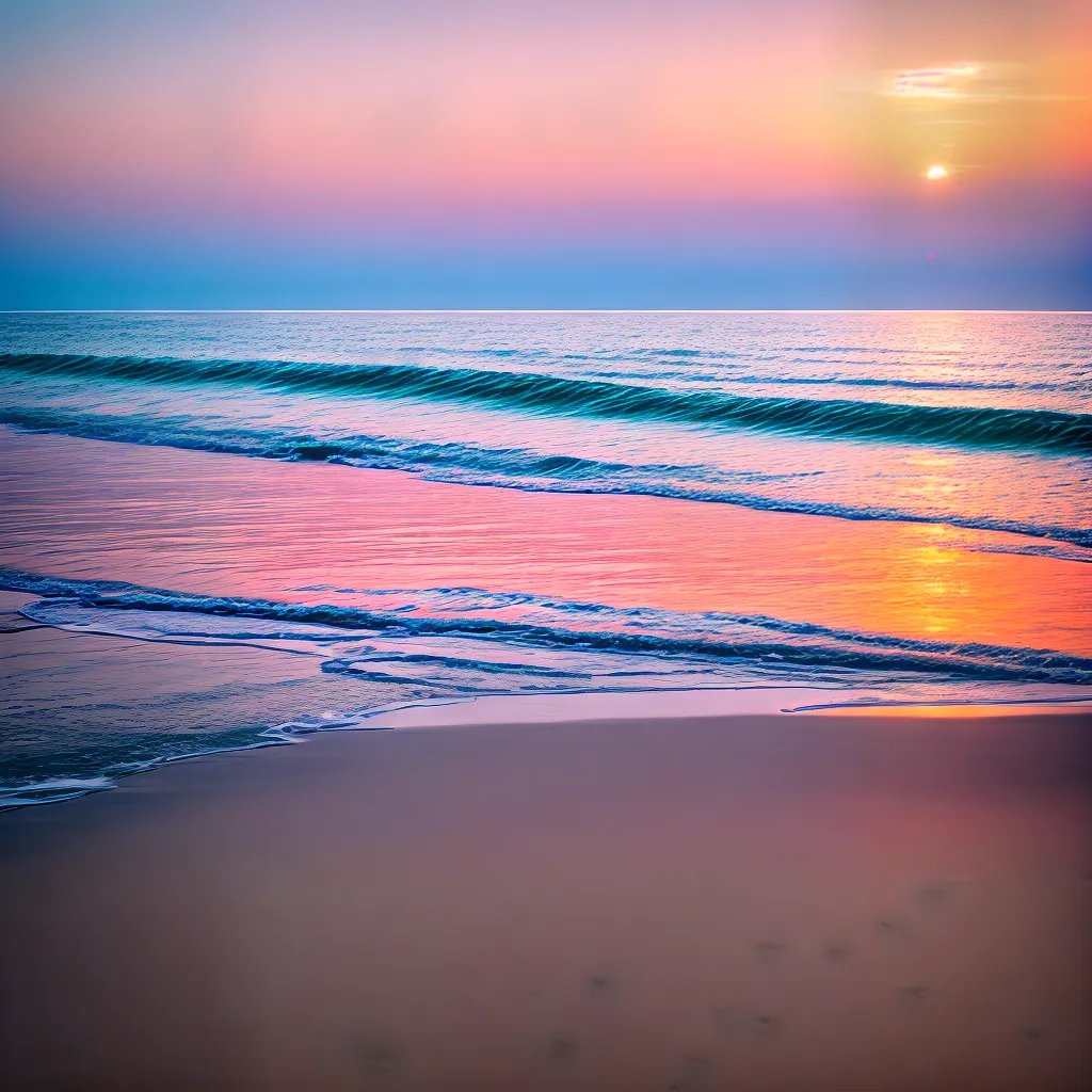 praia por do sol tranquilidade cores suaves praia por do sol tranquilidade cores suaves