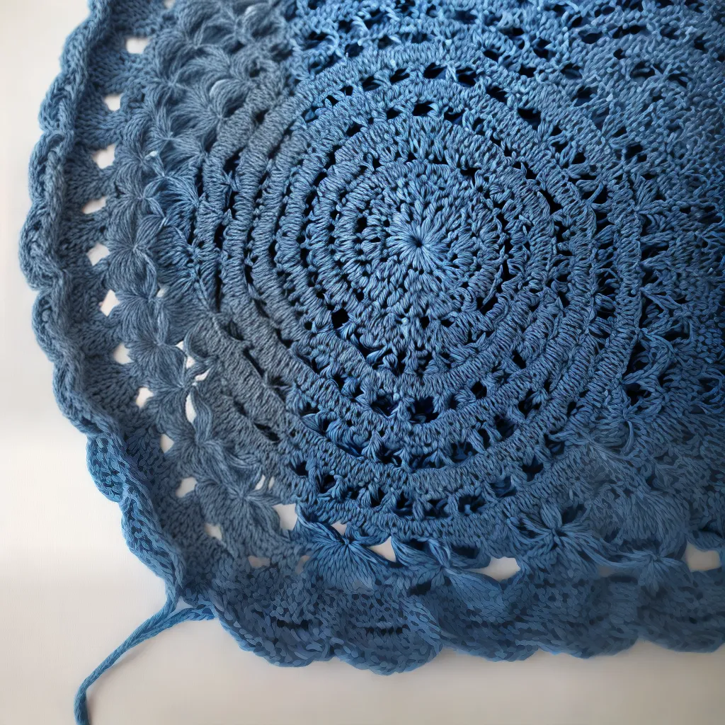 croche perfeito simetria cores vibrantes