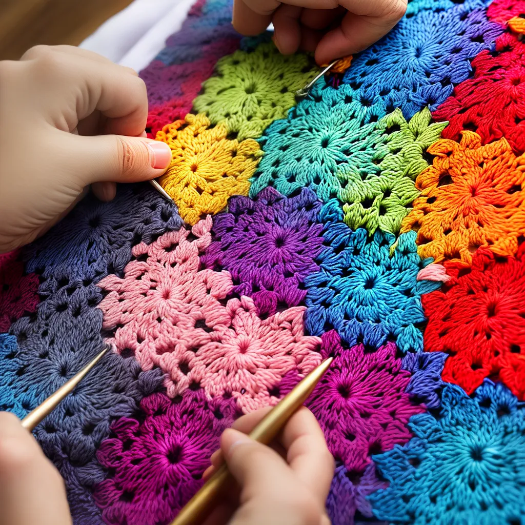 croche colorido maos trabalho croche colorido maos trabalho