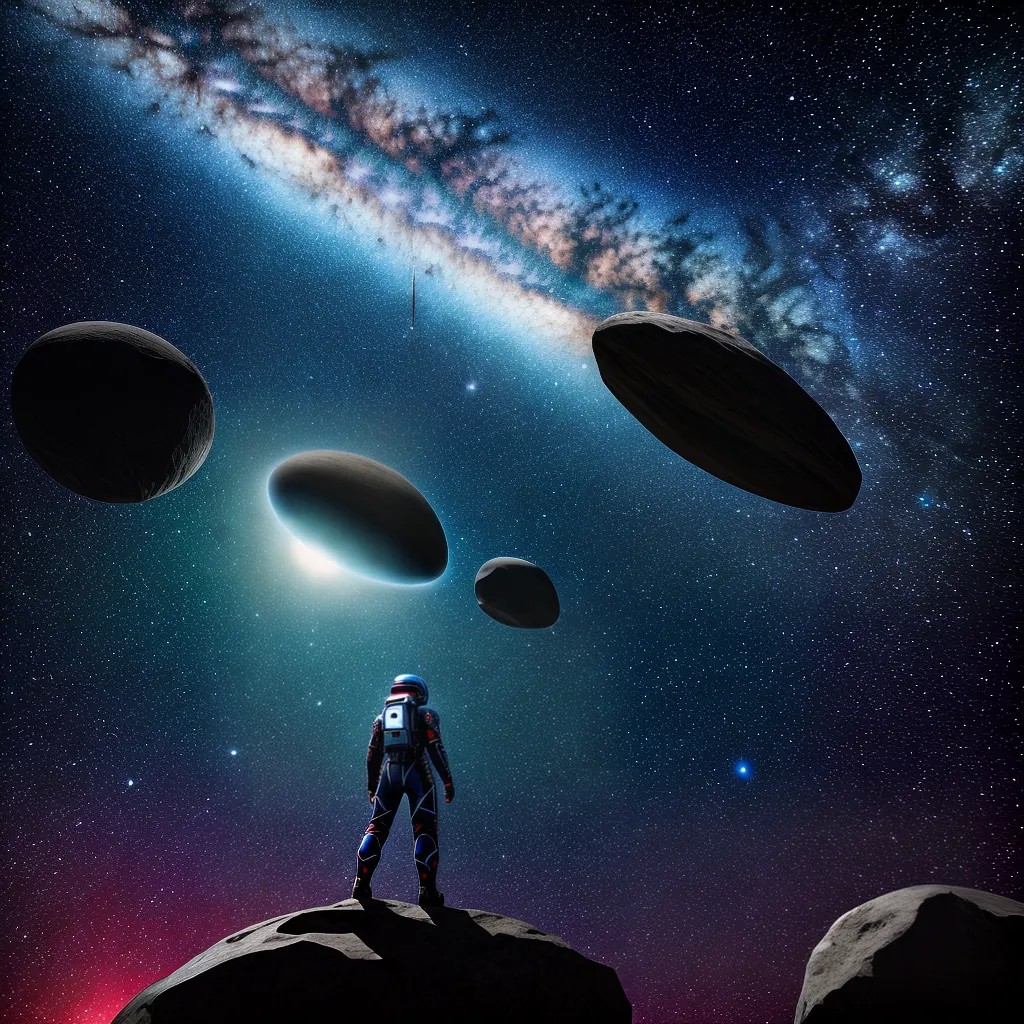 arte digital explorador espacial