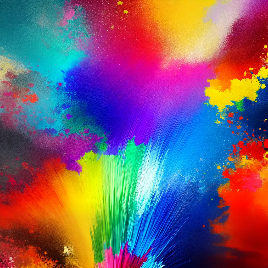 paleta pintura cores vibrantes paleta pintura cores vibrantes