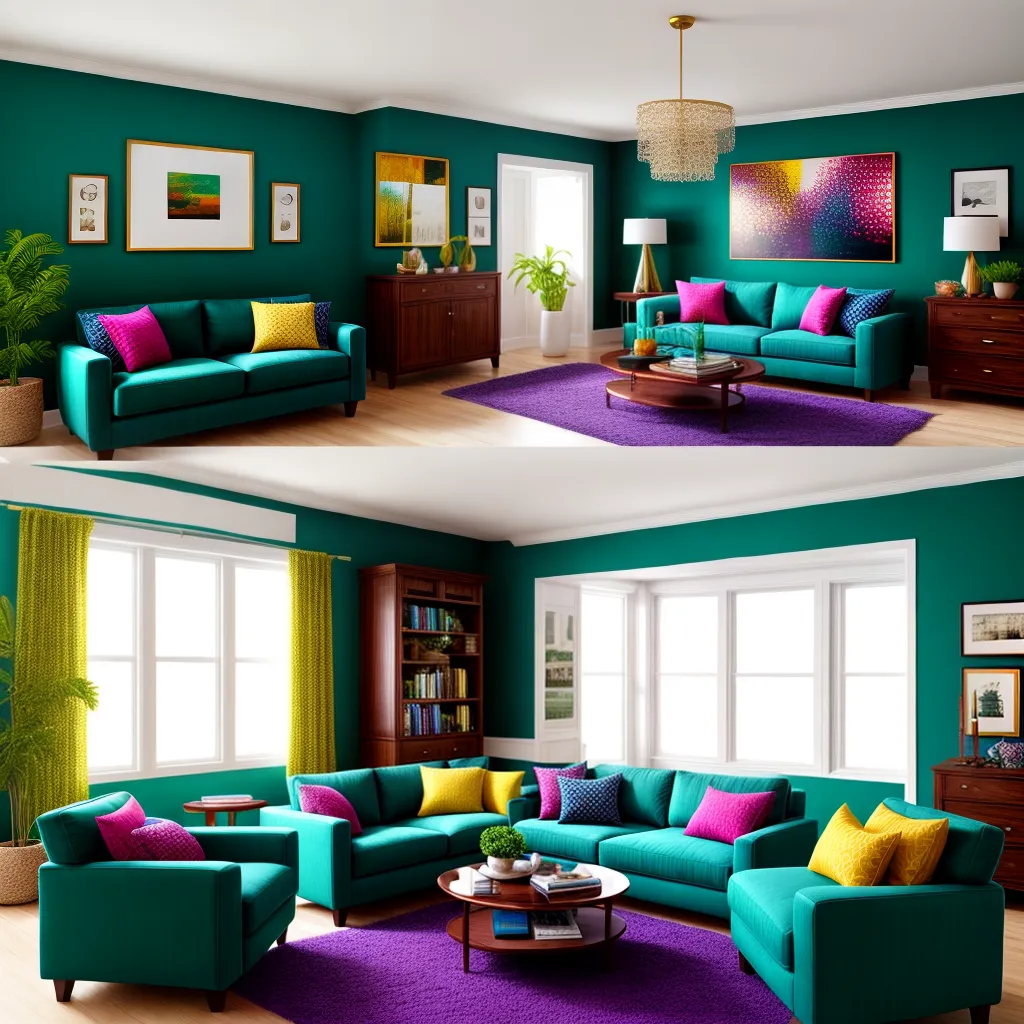 sala vibrante cores ousadas 4 sala vibrante cores ousadas 4