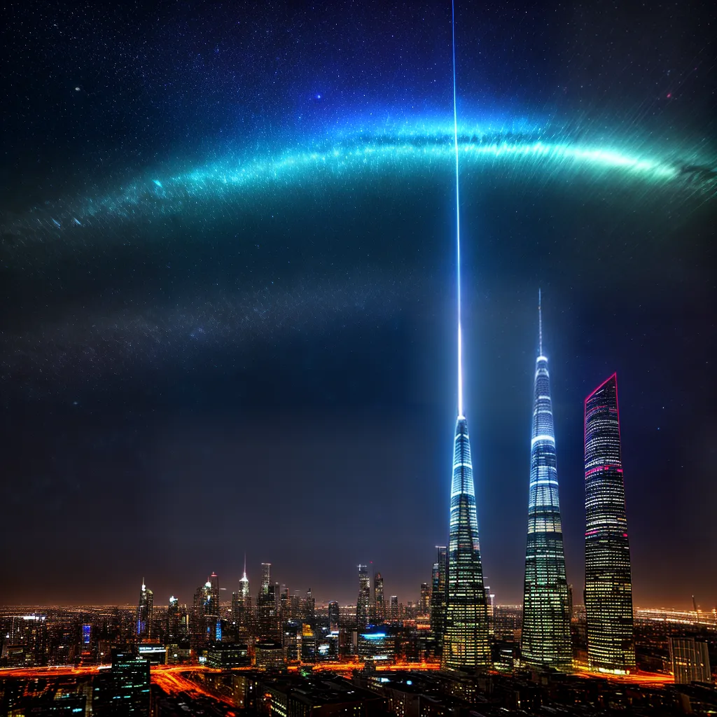 cidade futurista neon arranha ceus 1 cidade futurista neon arranha ceus 1