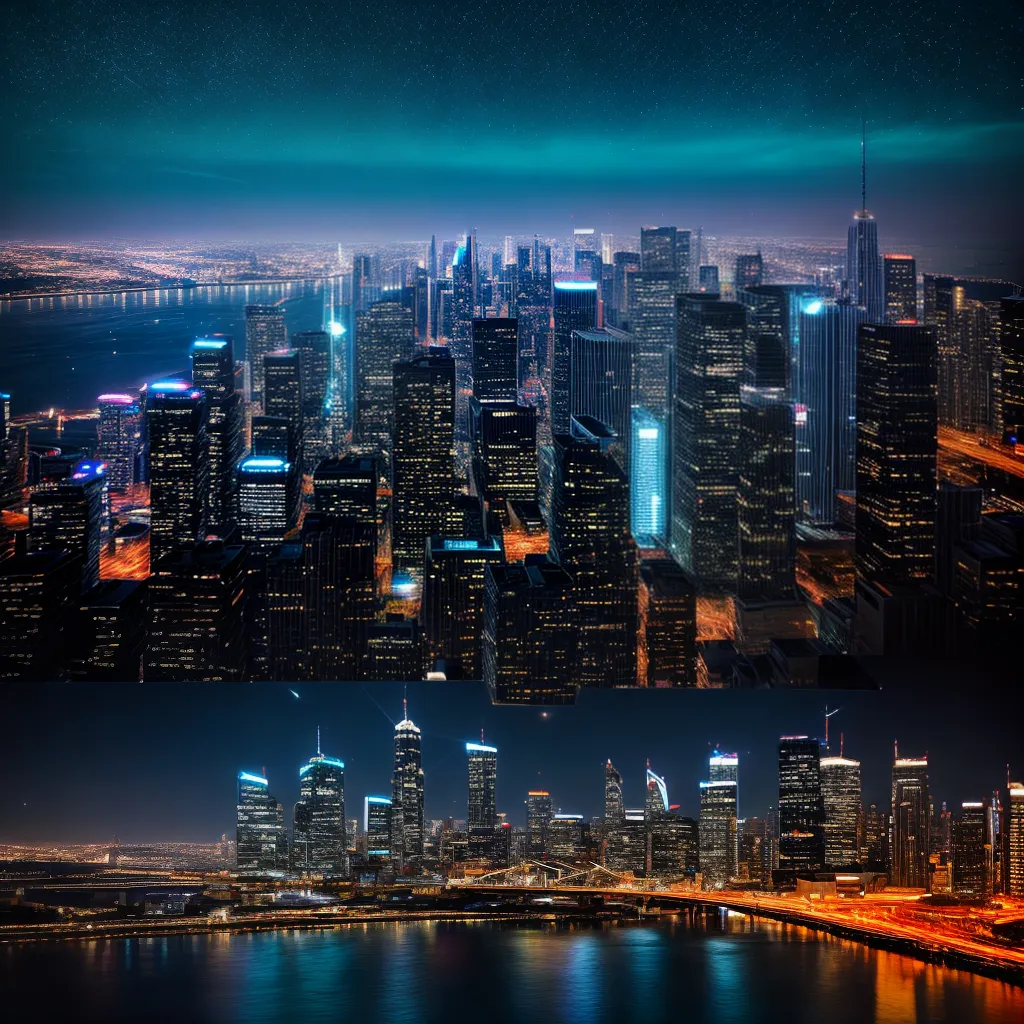 cidade futurista neon carros voadores 4 cidade futurista neon carros voadores 4