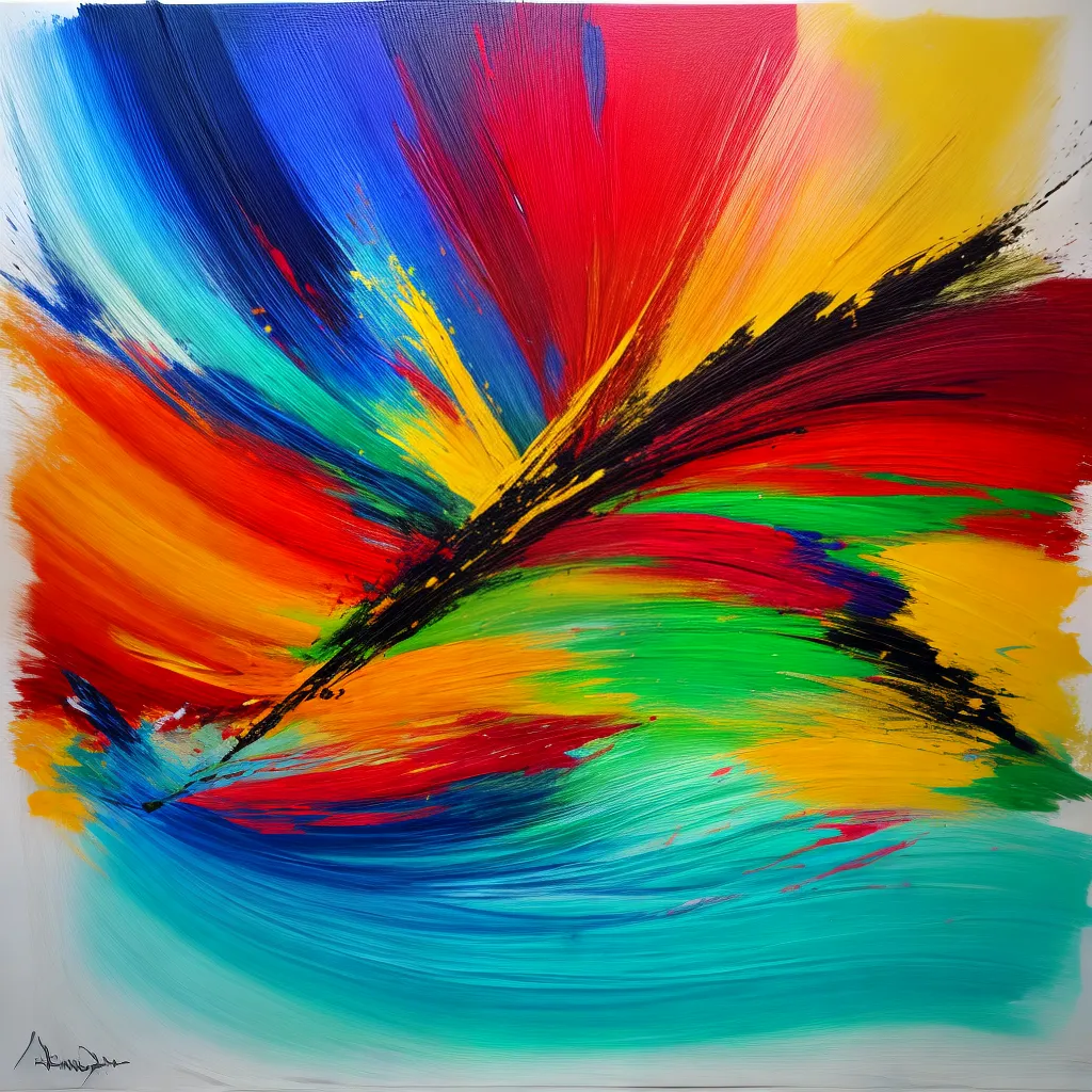 pintura abstrata cores vibrantes 8 pintura abstrata cores vibrantes 8