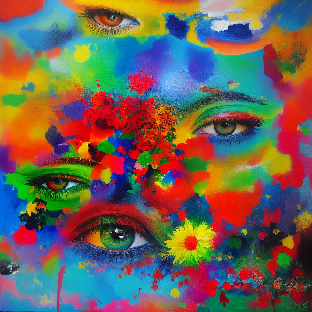 pintura colorida mundo imaginario artista outsider pintura colorida mundo imaginario artista outsider