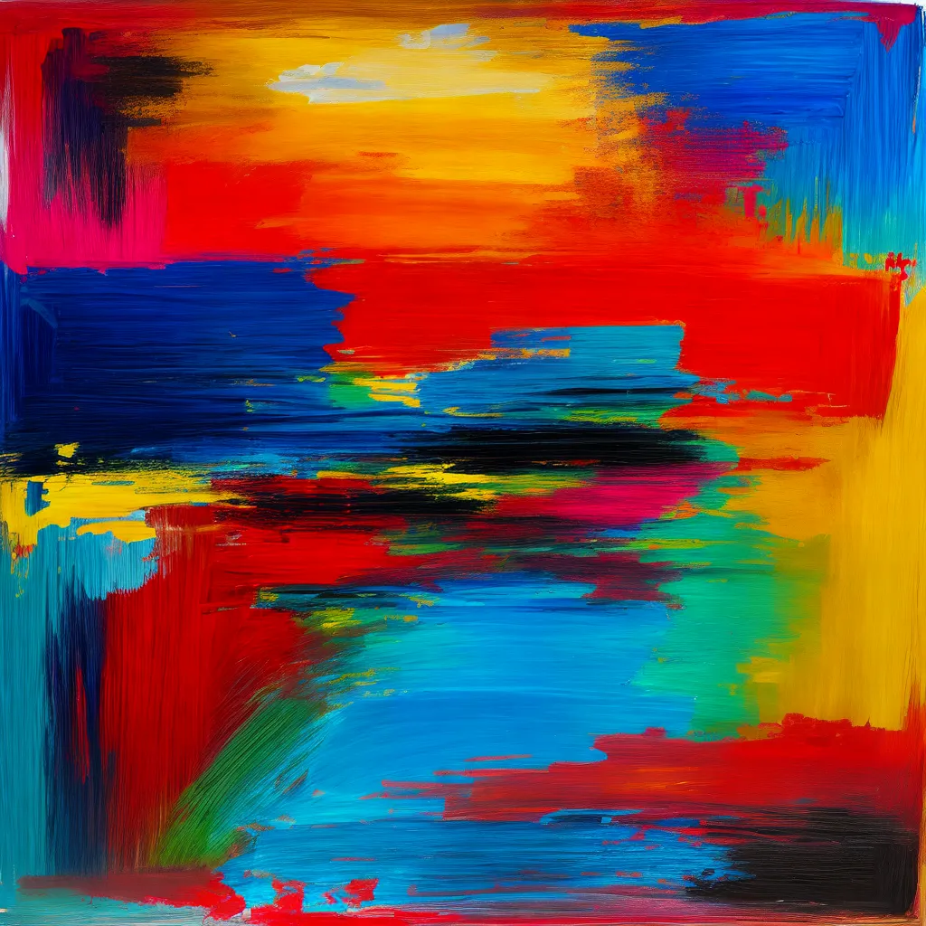pintura abstrata vibrante movimento outsider pintura abstrata vibrante movimento outsider
